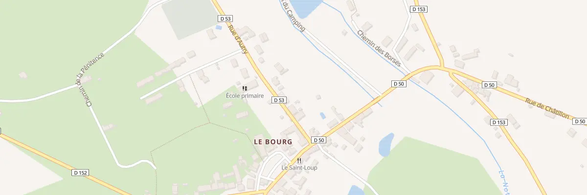 Plan du 6 Rue d’Autry à Cernoy-en-Berry