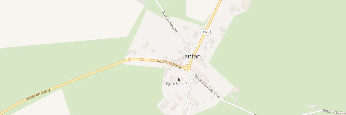 Plan du 4 Le Bourg à Lantan
