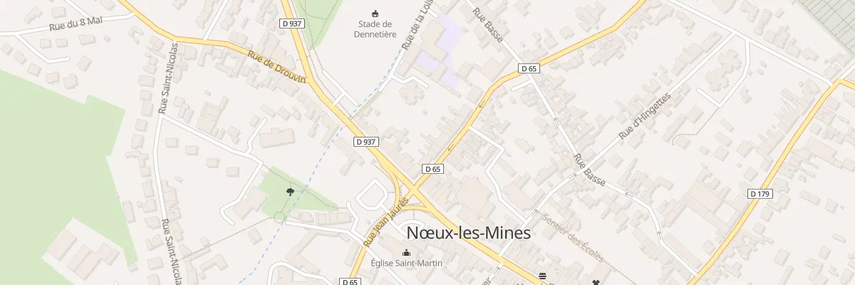 Plan du 6 Rue de l’Egalité à Nœux-les-Mines