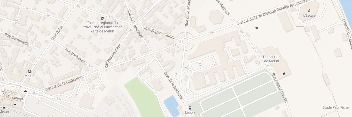 Plan du 37 Rue de la Rochette à Melun