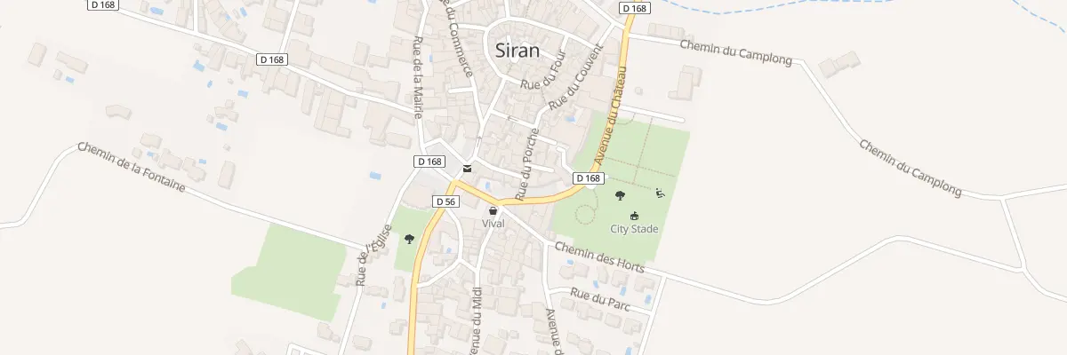 Plan du 5325 Av du Château à Siran