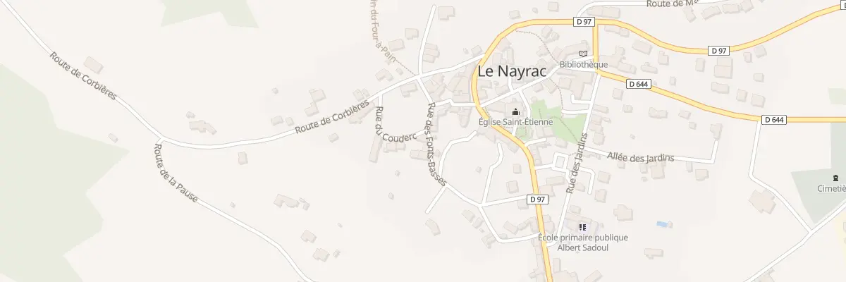 Plan du 5259 Le Nayrac au Nayrac