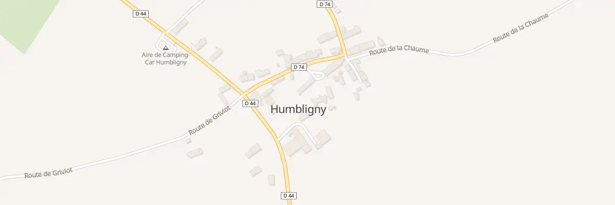 Plan du 20 Bourg à Humbligny