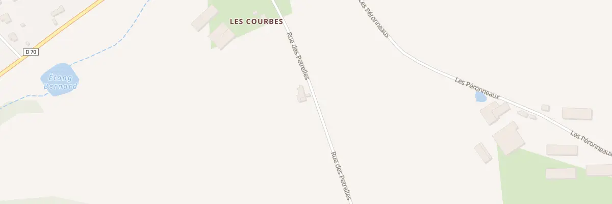Plan du 5080 Les Courbes à Haut-Bocage
