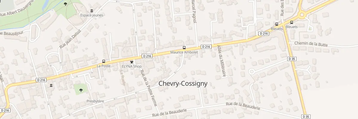 Plan du 35 Rue Maurice Ambolet à Chevry-Cossigny