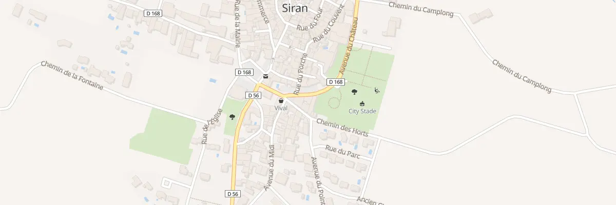 Plan du 5308 Av du Château à Siran