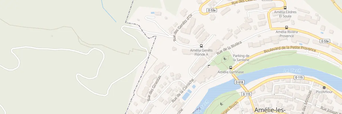 Plan du 5 Rue des Ginestas à Amélie-les-Bains-Palalda