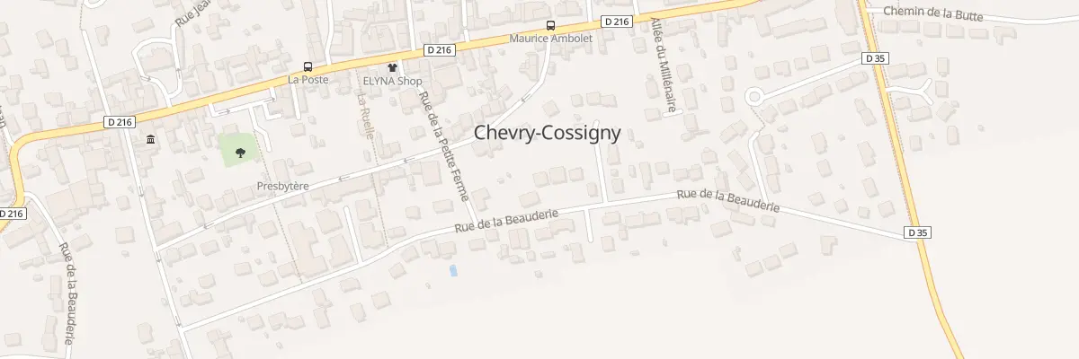 Plan du 85 Rue de la Beauderie à Chevry-Cossigny