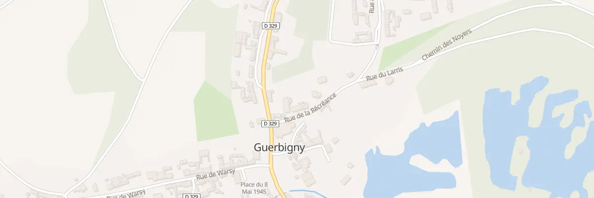 Plan du 3 Rue de la Récréance à Guerbigny