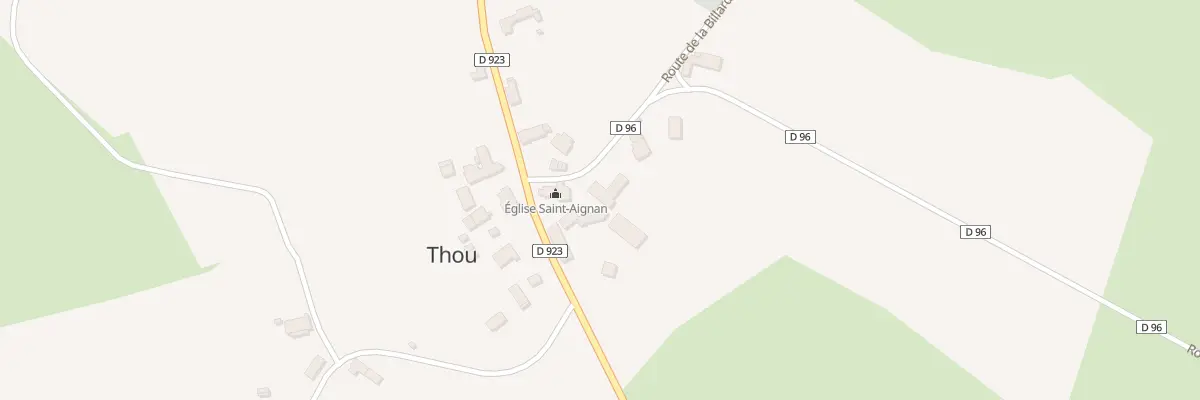 Plan du 2 Rte de Subligny à Thou