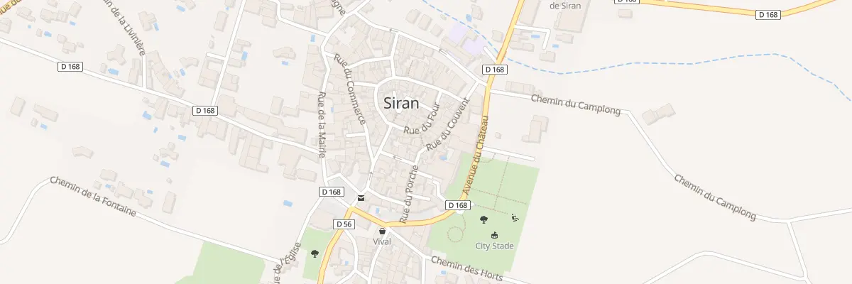 Plan du 5304 Rue des Escaliers à Siran