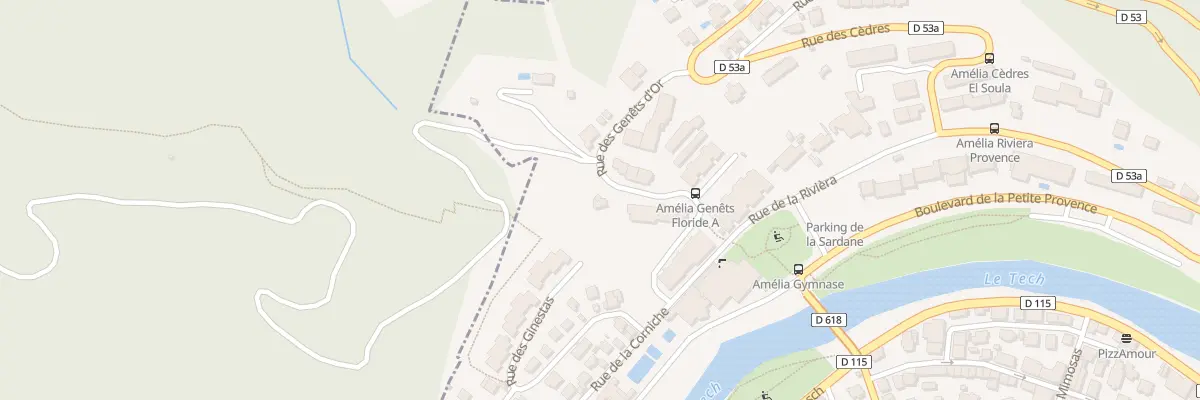 Plan du 1 Rue des Genêts d’Or à Amélie-les-Bains-Palalda