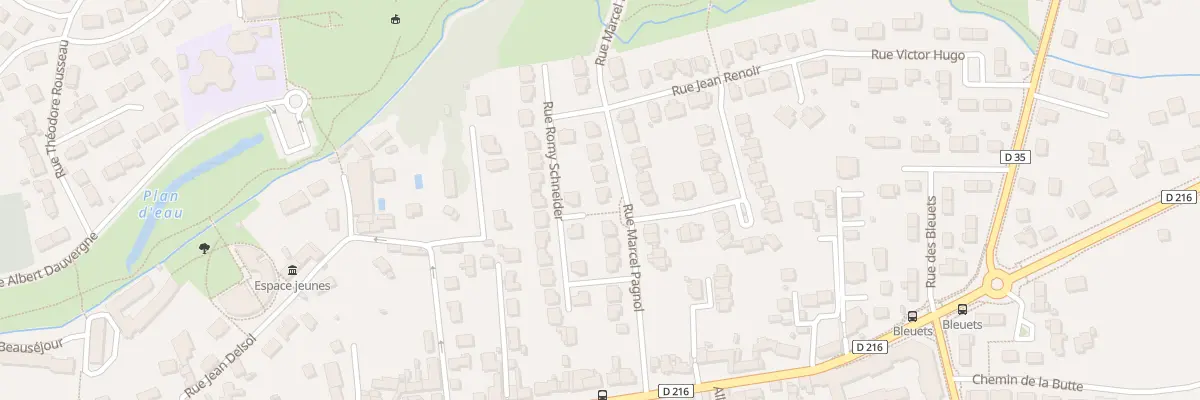 Plan du 13 Rue Marcel Pagnol à Chevry-Cossigny
