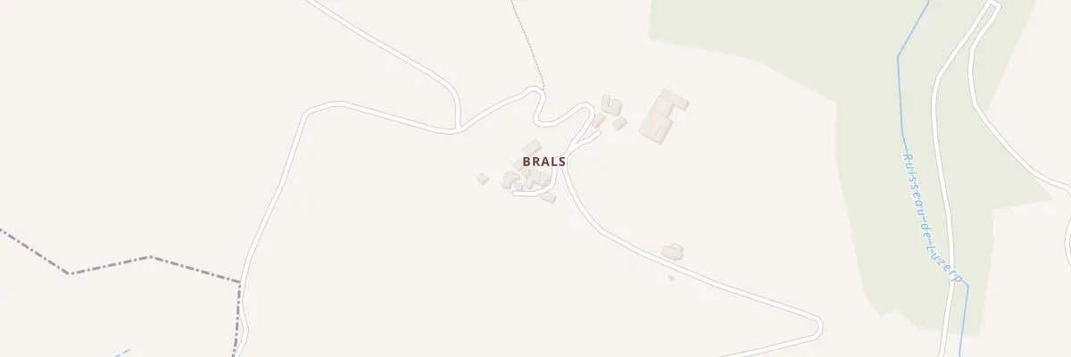 Plan du 5258 Brals à Combret