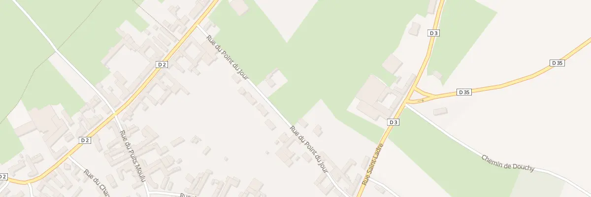 Plan du 13 Rue du Point du Jour à Monchy-au-Bois