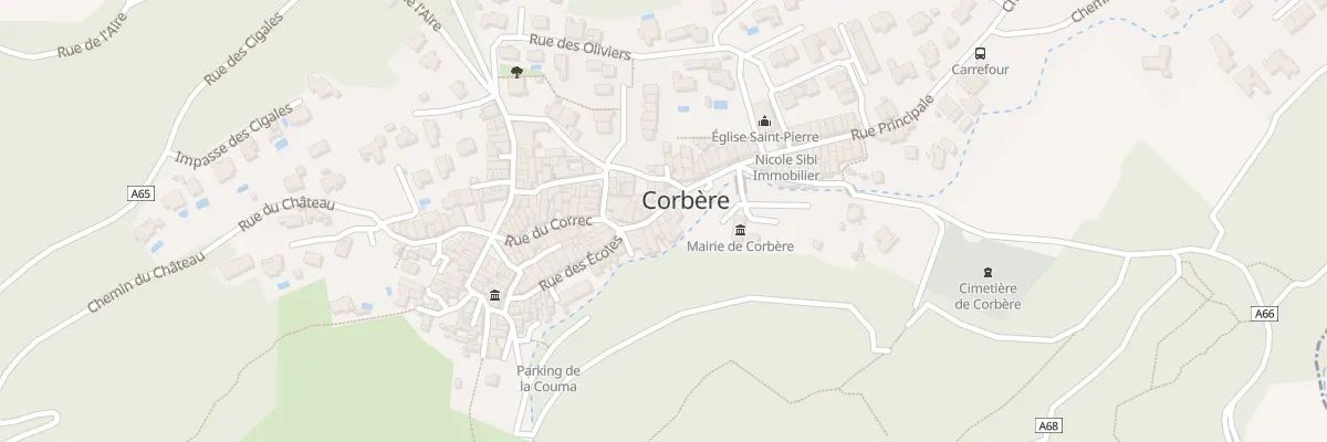 Plan du 5 Rue du Puits à Corbère