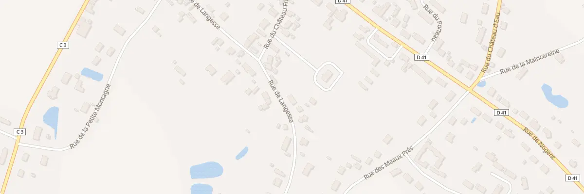 Plan du 19 Rue de Langesse à Varennes-Changy