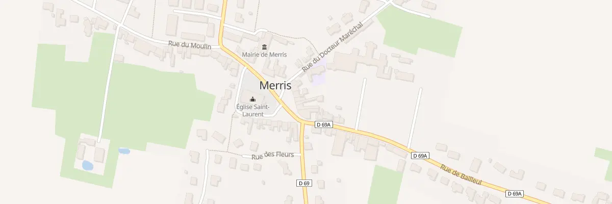 Plan du 25 Pl de l’Eglise à Merris
