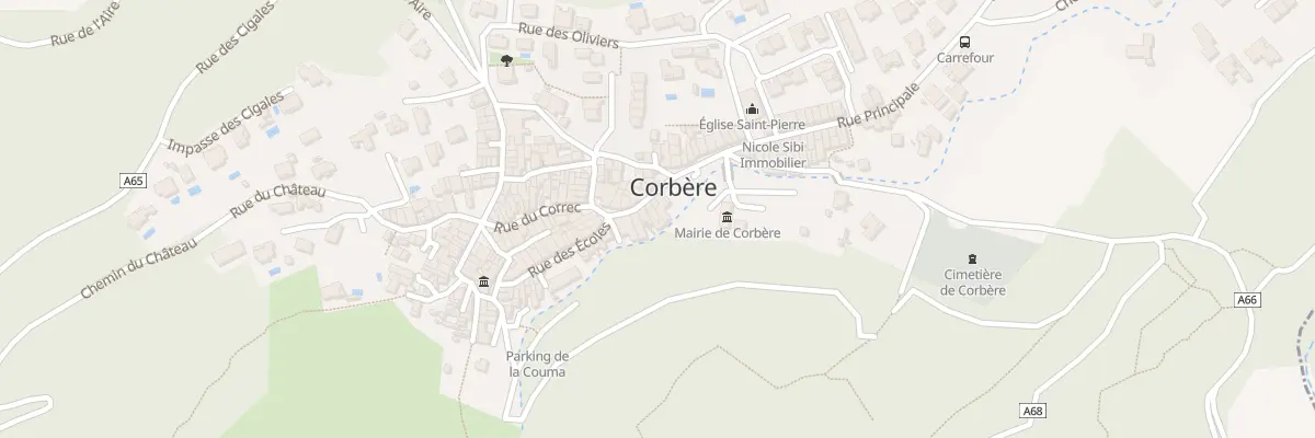 Plan du 3B Rue du Puits à Corbère