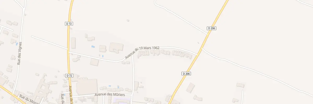 Plan du 8 Av du 19 Mars à Azille