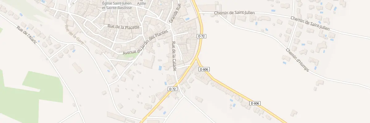 Plan du 6 Rue des Penitents à Azille