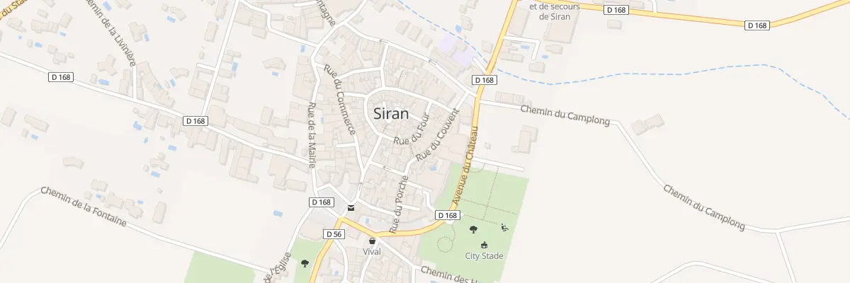 Plan du 14B Rue du Four à Siran