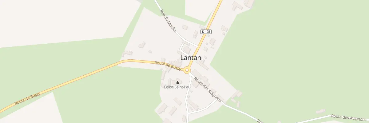 Plan du 2 Le Bourg à Lantan