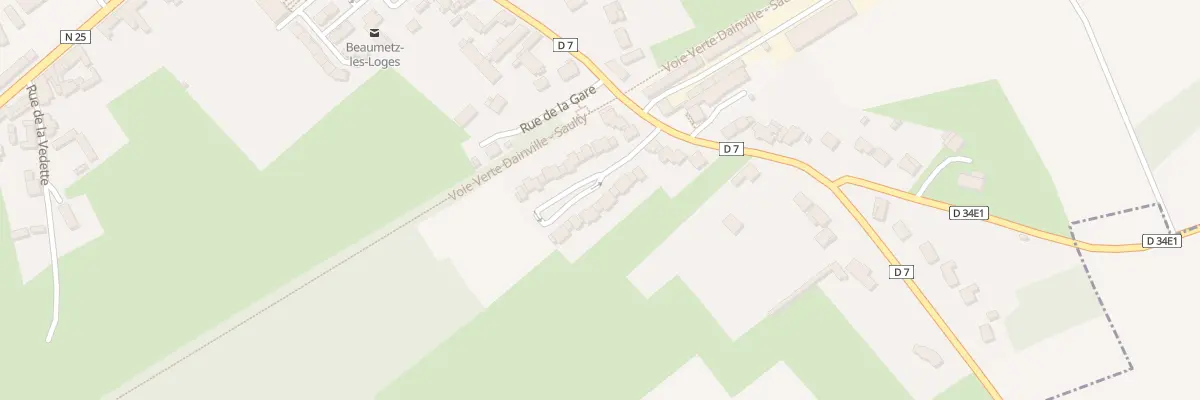 Plan du 9 Rue des Loges à Beaumetz-lès-Loges