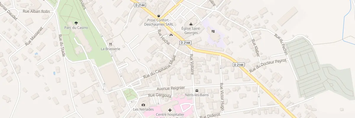 Plan du 7 Rue du Capitaine Migat à Néris-les-Bains