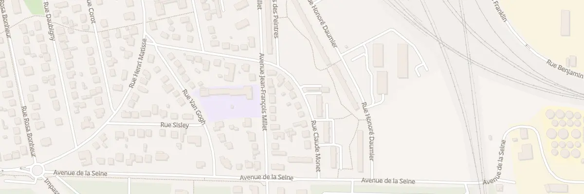 Plan du 26 Rue Claude Monet à La Rochette