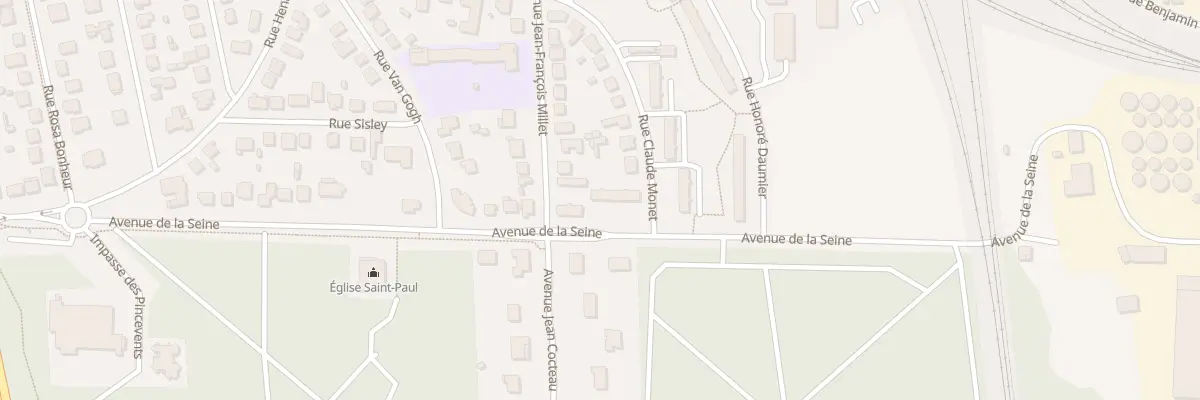 Plan du 41 Av de Seine à La Rochette