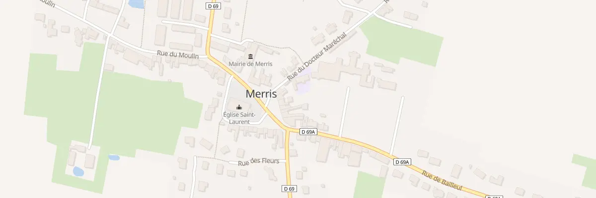 Plan du 21 Pl de l’Eglise à Merris