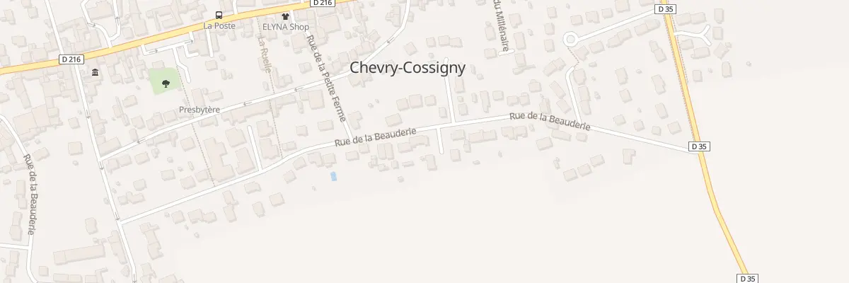 Plan du 84 Rue de la Beauderie à Chevry-Cossigny