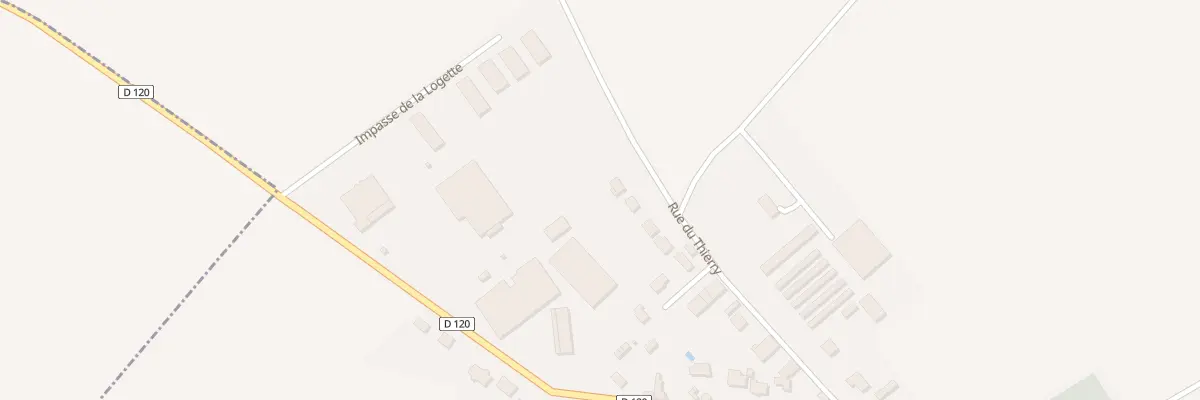 Plan du 20 Rue du Thierry à Barbery