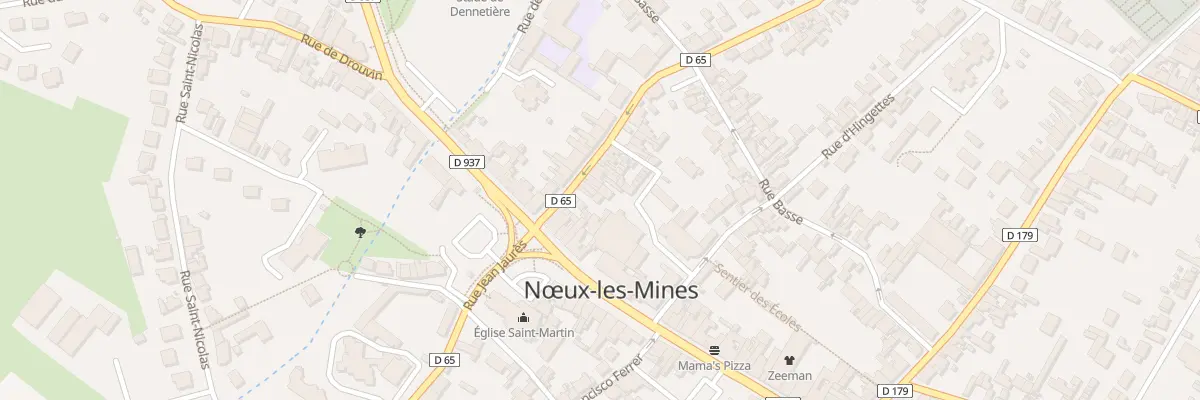 Plan du 7 Rue de l’Egalité à Nœux-les-Mines