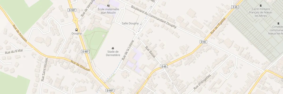 Plan du 3 Rue Basse à Nœux-les-Mines