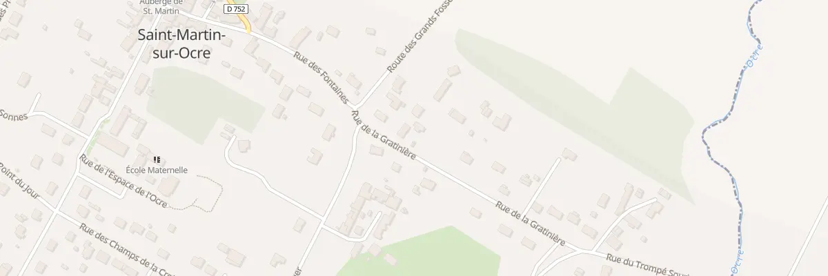 Plan du 71 Rue de la Gratiniere à Saint-Martin-sur-Ocre