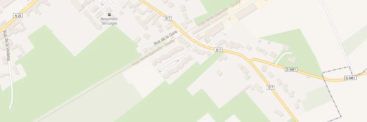 Plan du 5 Rue des Loges à Beaumetz-lès-Loges