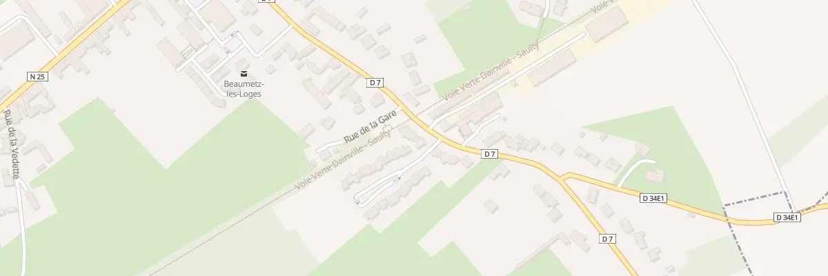 Plan du 24B Rue de la Gare à Beaumetz-lès-Loges