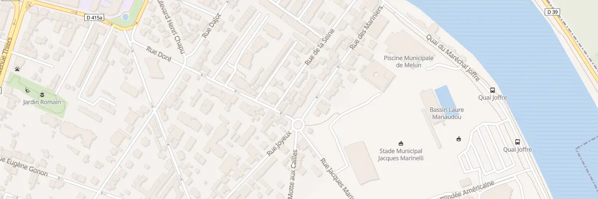 Plan du 20 Rue des Mariniers à Melun