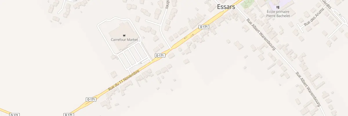 Plan du 54 Rue du 11 Novembre à Essars