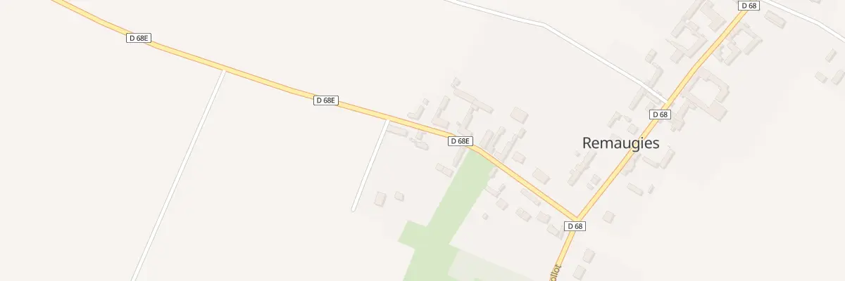 Plan du 13 Rue de Piennes à Remaugies