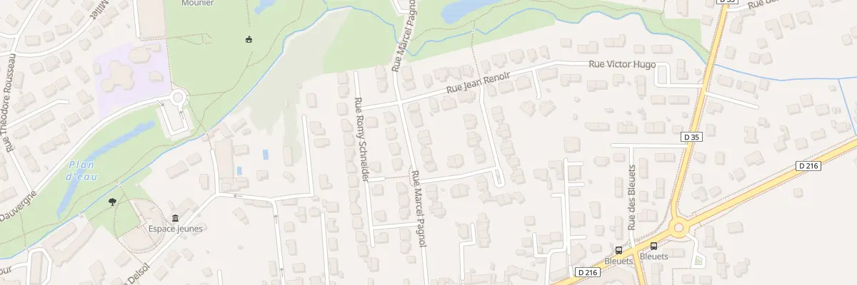 Plan du 20 Rue Marcel Pagnol à Chevry-Cossigny