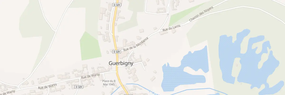 Plan du 6 Rue de la Récréance à Guerbigny