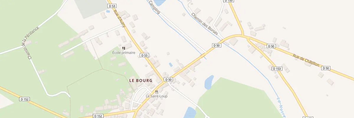 Plan du 4 Gr Grande Rue à Cernoy-en-Berry