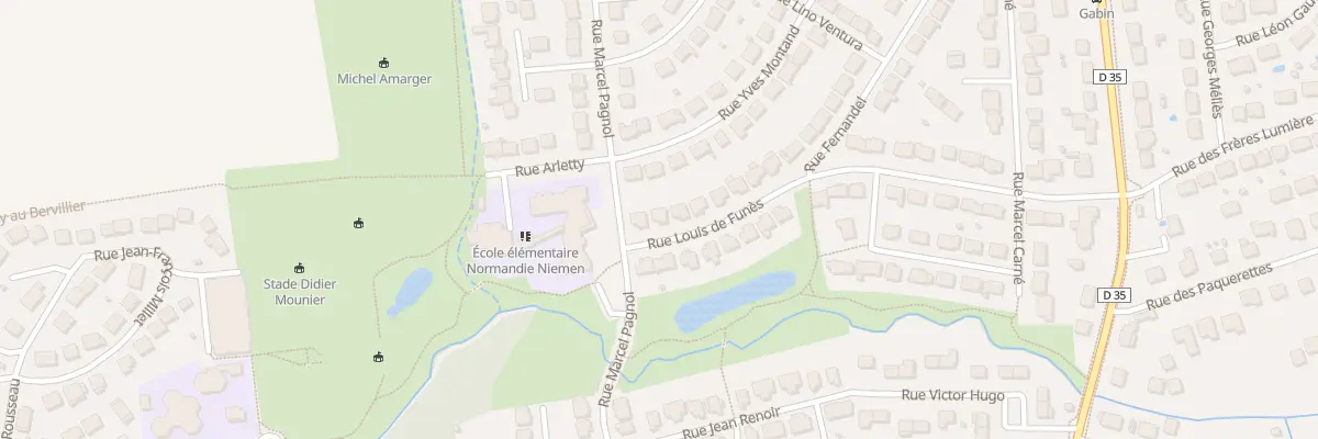 Plan du 3 Rue Louis de Funès à Chevry-Cossigny