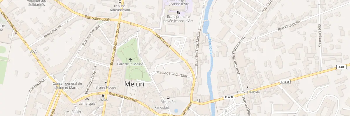 Plan du 15 Rue Bancel à Melun