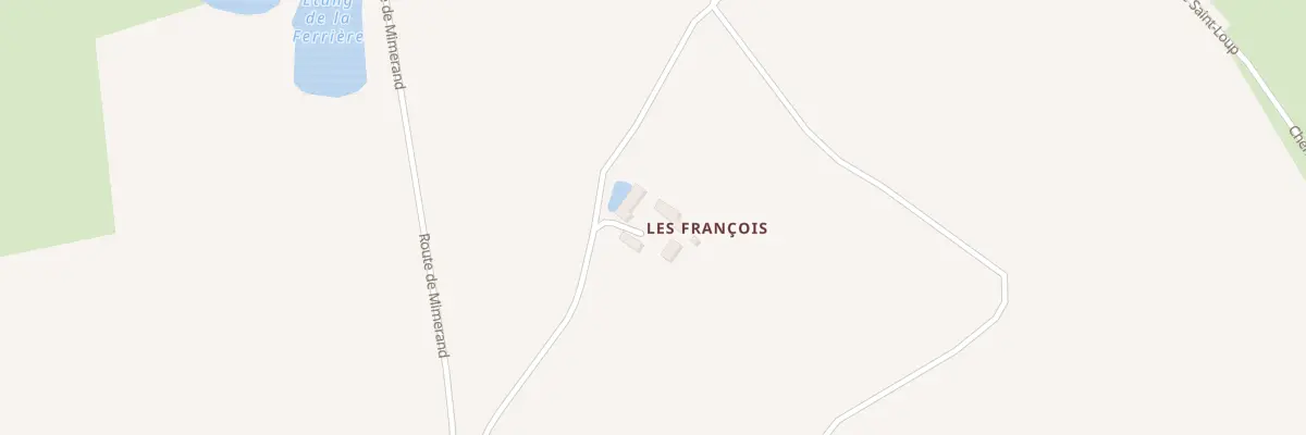 Plan du 230 Che les François à Cernoy-en-Berry