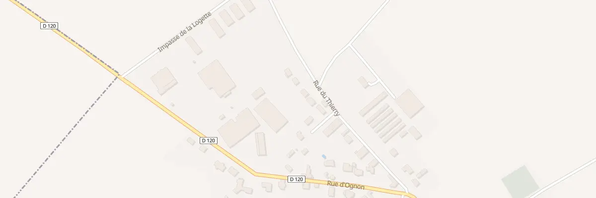 Plan du 16 Rue du Thierry à Barbery