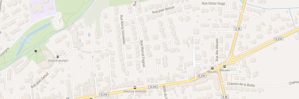 Plan du 10 Rue Marcel Pagnol à Chevry-Cossigny